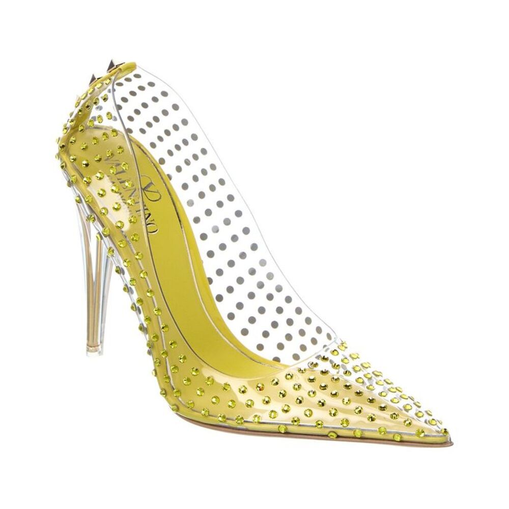 Valentino Rockstud 110 Vinyl & Leather Pump